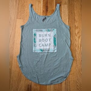 Burn Bootcamp Tank Sage Green Size Small